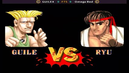 GUILEX vs Omega Red  - Street Fighter II - The World Warrior - FT5