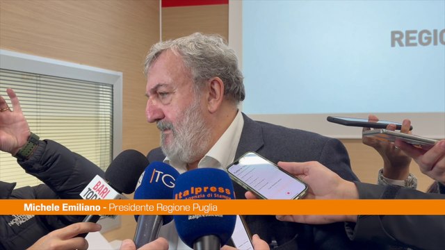 Emiliano In Puglia funziona sistema di controllo sulla sanità