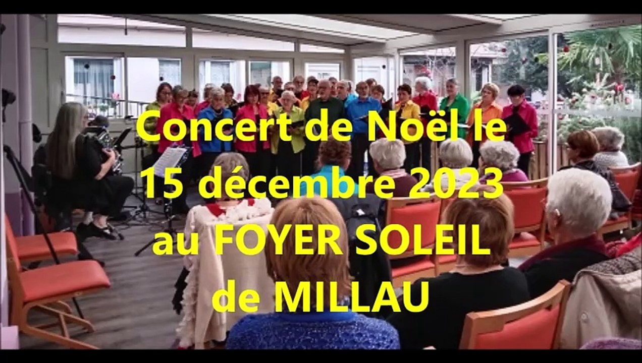 CONCERT DE NOEL AU FOYER SOLEIL 15 12 23