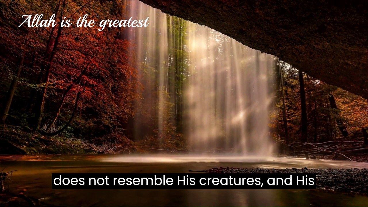Tell your soul, “God is great,” to purify it