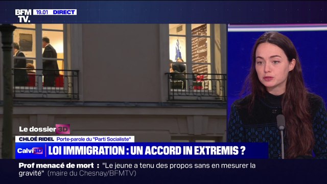 Projet de loi immigration: On arrive progressivement sur un texte qui va aggraver la vulnérabilité et la précarité des personnes étrangères dans notre pays , pour Chloé Ridel (porte-parole du PS)