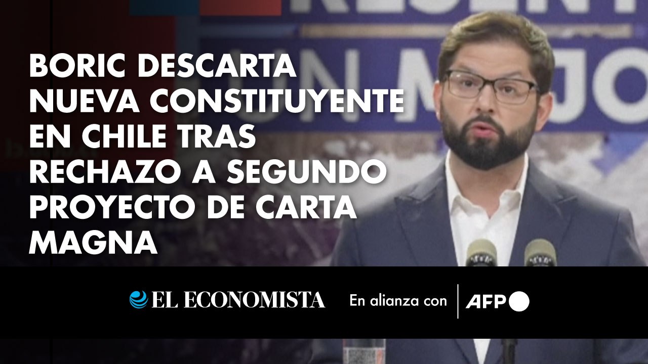 Boric descarta nueva constituyente en Chile tras rechazo a segundo proyecto de Carta Magna