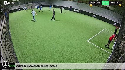 Faute de Mickael Cartillier - FC CAZ