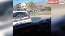 Bursa'da Otomobil Takla Attı: 3 Kişi Yara Almadan Kurtuldu