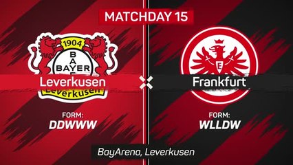 Leverkusen top at Christmas after Frankfurt win