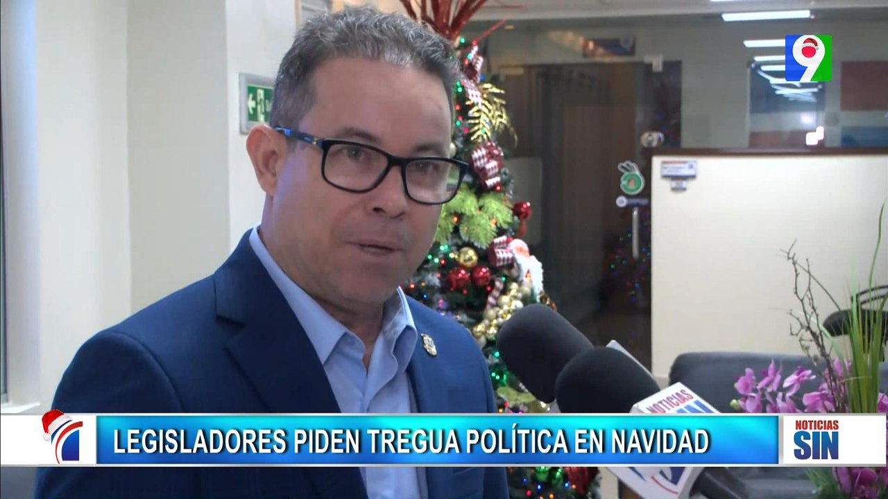 Legisladores piden un alto al proselitismo por festividades navideñas | Primera Emisión SIN