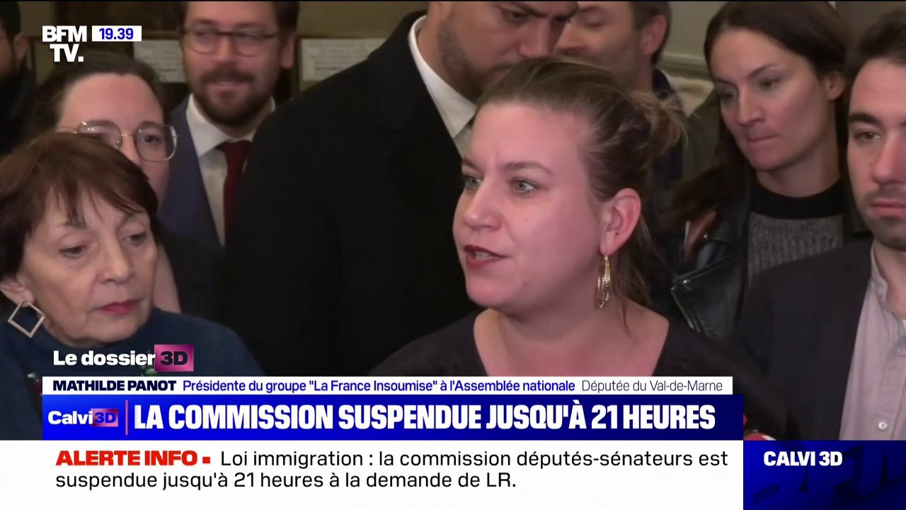 Mathilde Panot (LFI) sur la suspension de la commission mixte paritaire: "On assiste véritablement à une mascarade"