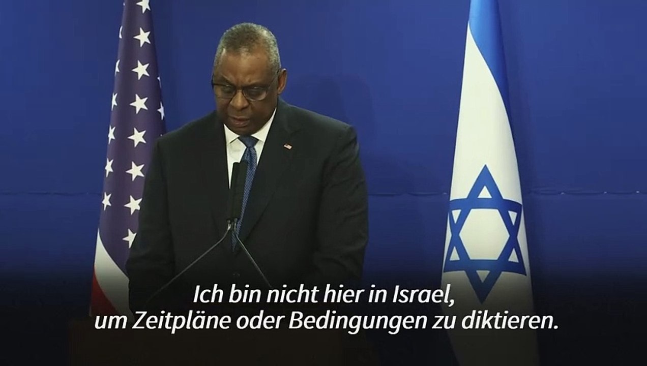USA wollen Israel 'nicht Zeitpläne diktieren'