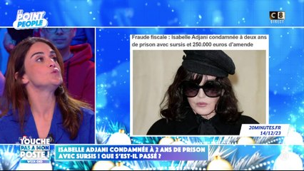 Isabelle Adjani condamnée à 2 ans de prison avec sursis !