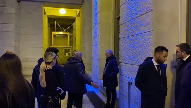 Sarri alla cena di Natale della Lazio