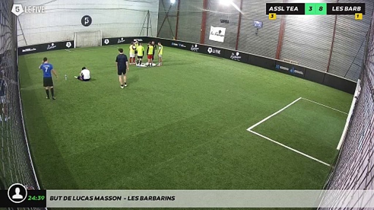 But de Lucas MASSON  - LES BARBARINS