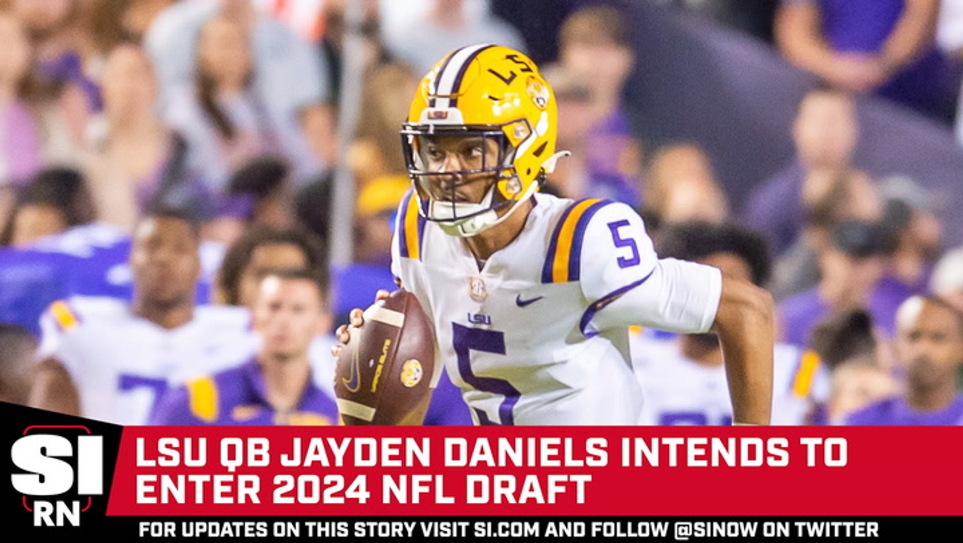 LSU quarterback Jayden Daniels clinches Heisman Trophy in historic win