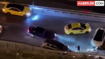 Kadıköy'de trafik kazası: Kaza anı cep telefonu kamerasına yansıdı