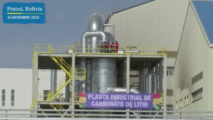Abren primera planta de litio en Bolivia