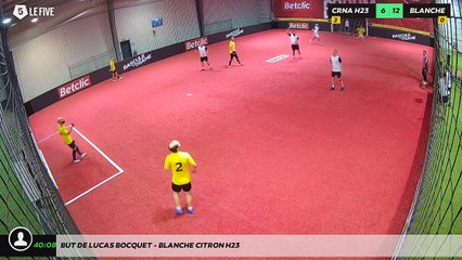 But de lucas bocquet - Blanche Citron H23