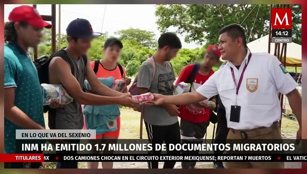 INM ha emitido 1.7 millones de documentos migratorios en lo que va del sexenio
