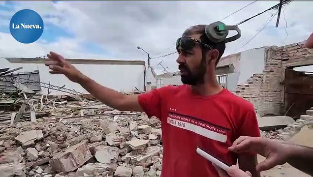 Destrozos en el club Talleres en Bahía Blanca