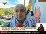 Carabobo | Ciudadanos alzan la voz ante el genocidio criminal que sufre el pueblo palestino