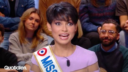 Explosion médiatique : la nouvelle Miss France Ève Gilles s'exprime avec passion face à Yann Barthès sur "Quotidien