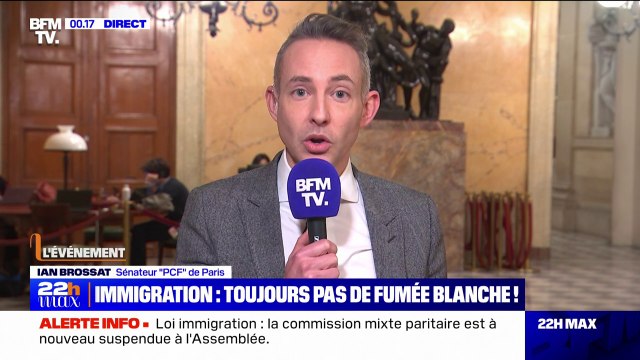 Projet de loi immigration: Depuis le début de cette commission mixte paritaire, les macronistes ont décidé de céder aux exigences de la droite et de l'extrême droite , estime Ian Brossat (PCF)
