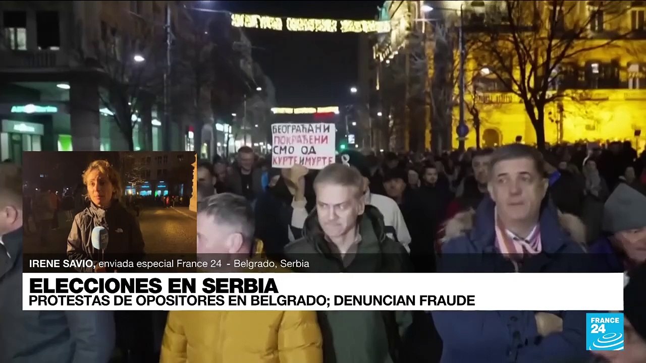 Informe desde Belgrado: oposición serbia se niega a reconocer los resultados de las elecciones