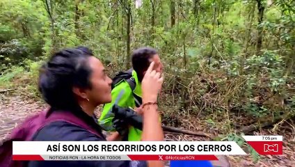 Así son los recorridos por los cerros  de Bogotá