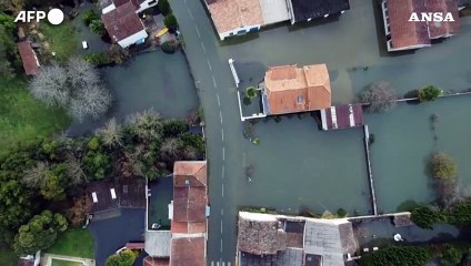 Download Video: Maltempo in Francia, inondazioni nel sud-ovest del Paese