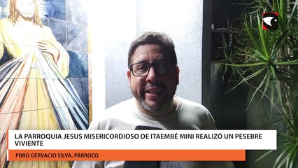 La parroquia Jesus Misericordioso de Itaembé Mini realizó un Pesebre Viviente