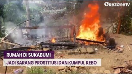2 Rumah di Sukabumi Dibakar Warga, Diduga Jadi Sarang Prostitusi dan Kumpul Kebo