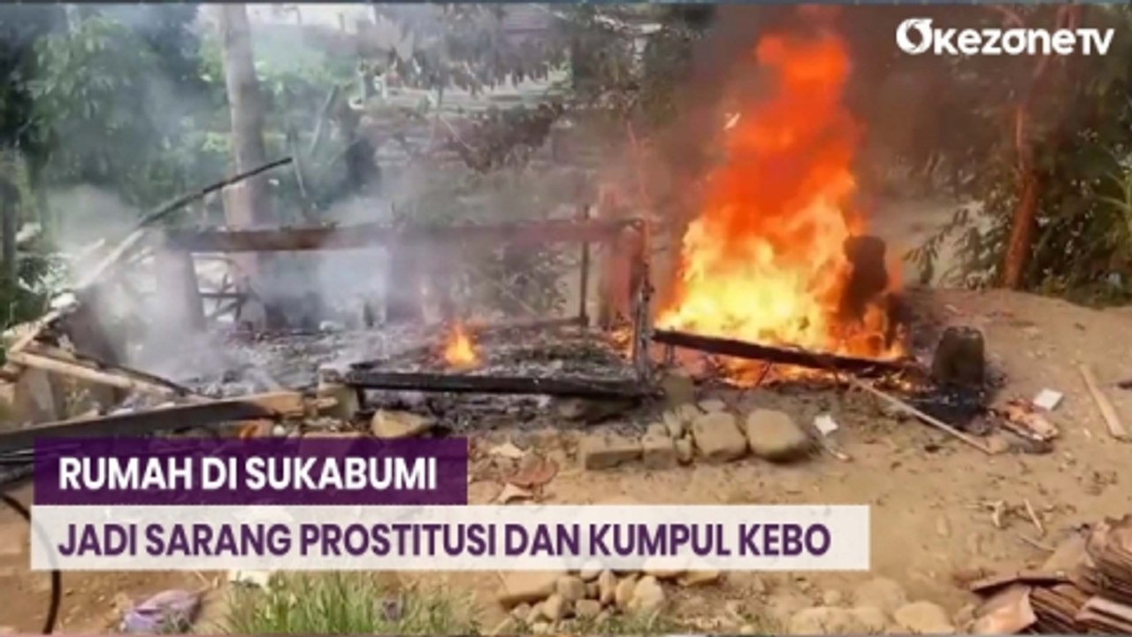 2 Rumah di Sukabumi Dibakar Warga, Diduga Jadi Sarang Prostitusi dan Kumpul Kebo