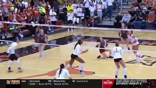Asjia O'Neal 2023 NCAA volleyball tournament highlights