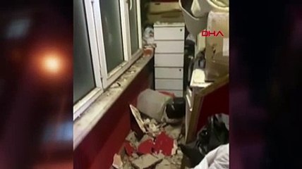 İstanbul'da depremde hasar gören bir bina boşaltıldı