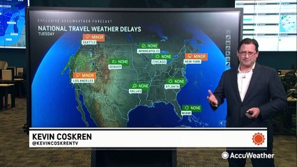 Your Tuesday travel forecast across the US