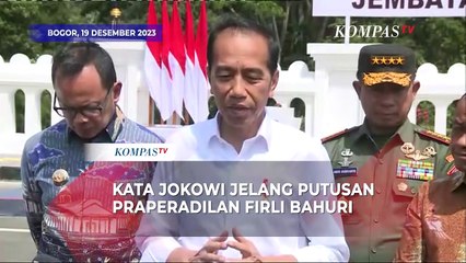 Kata Presiden Jokowi Jelang Putusan Praperadilan Firli Terkait Penetapan Tersangka di Kasus SYL