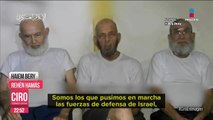 Hamás publica video de tres rehenes israelíes suplicando por su liberación