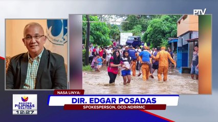 Panayam kay OCD-NDRRMC spokesperson Director Edgar Posadas