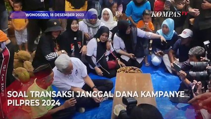 Respons Ganjar soal Transaksi Janggal Dana Kampanye di Pemilu 2024