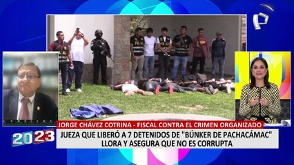 Fiscal Jorge Chávez Cotrina sobre liberación de detenidos en búnker de Pachacámac: “Hubo falta de coordinación entre autoridades”