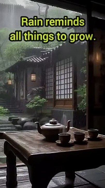Rain Reminds all Things to Grow