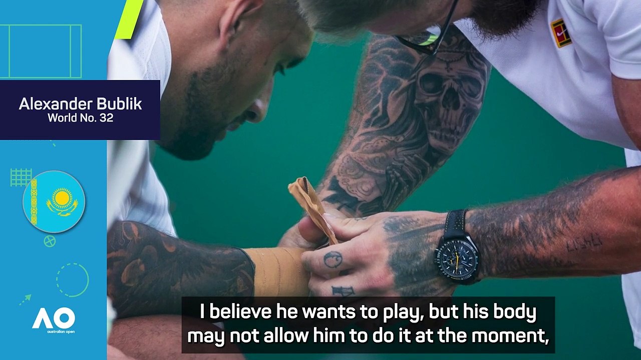 TENNIS: Tennis stars react to Kyrgios missing out on Australian Open