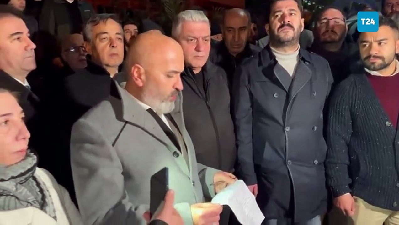 Özkan’ı protesto eden İYİ Partililer basın açıklaması yaptı