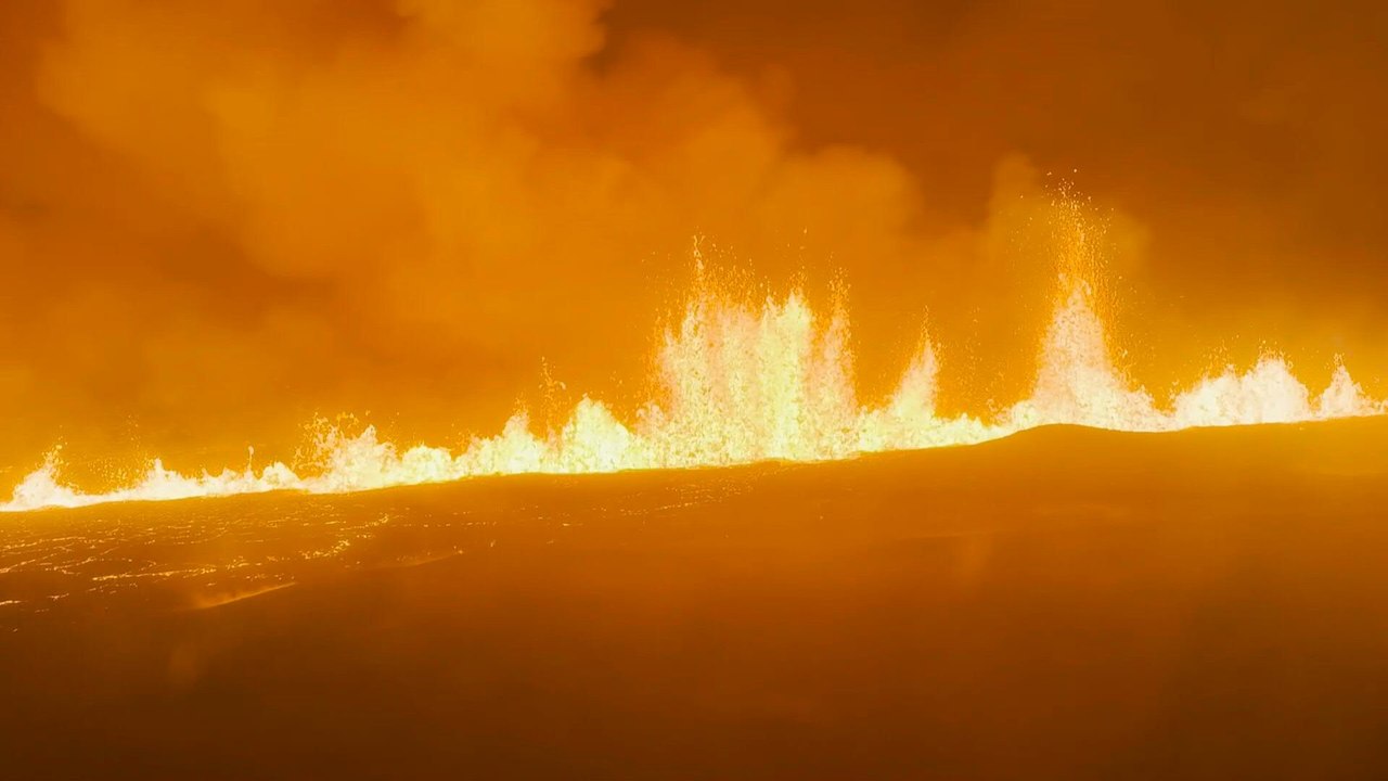 Vulkanausbruch in Island nach Erdbeben