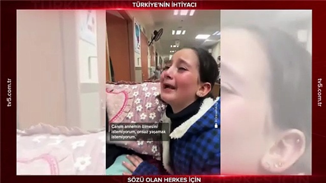 İşgalci İsrail'in saldırılarında annesi yaralanan kızdan yürek yakan sözler: Canım annemin ölmesini istemiyorum