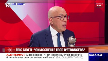 Loi immigration: "Je souhaite qu'il y ait un texte", déclare Éric Ciotti