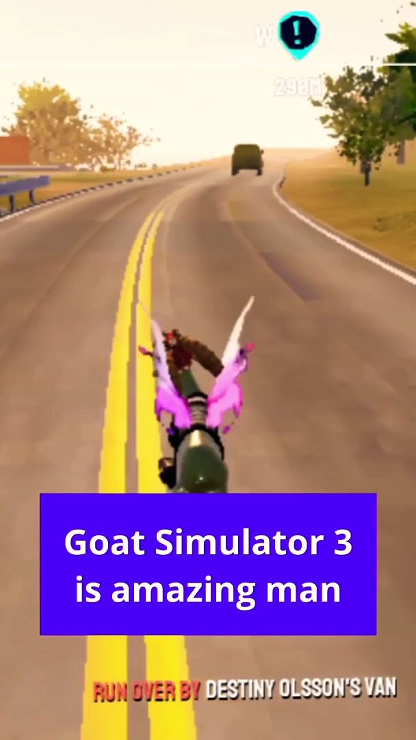 ⁣This Game is Really Fun!  #gaming #goatsimulator3