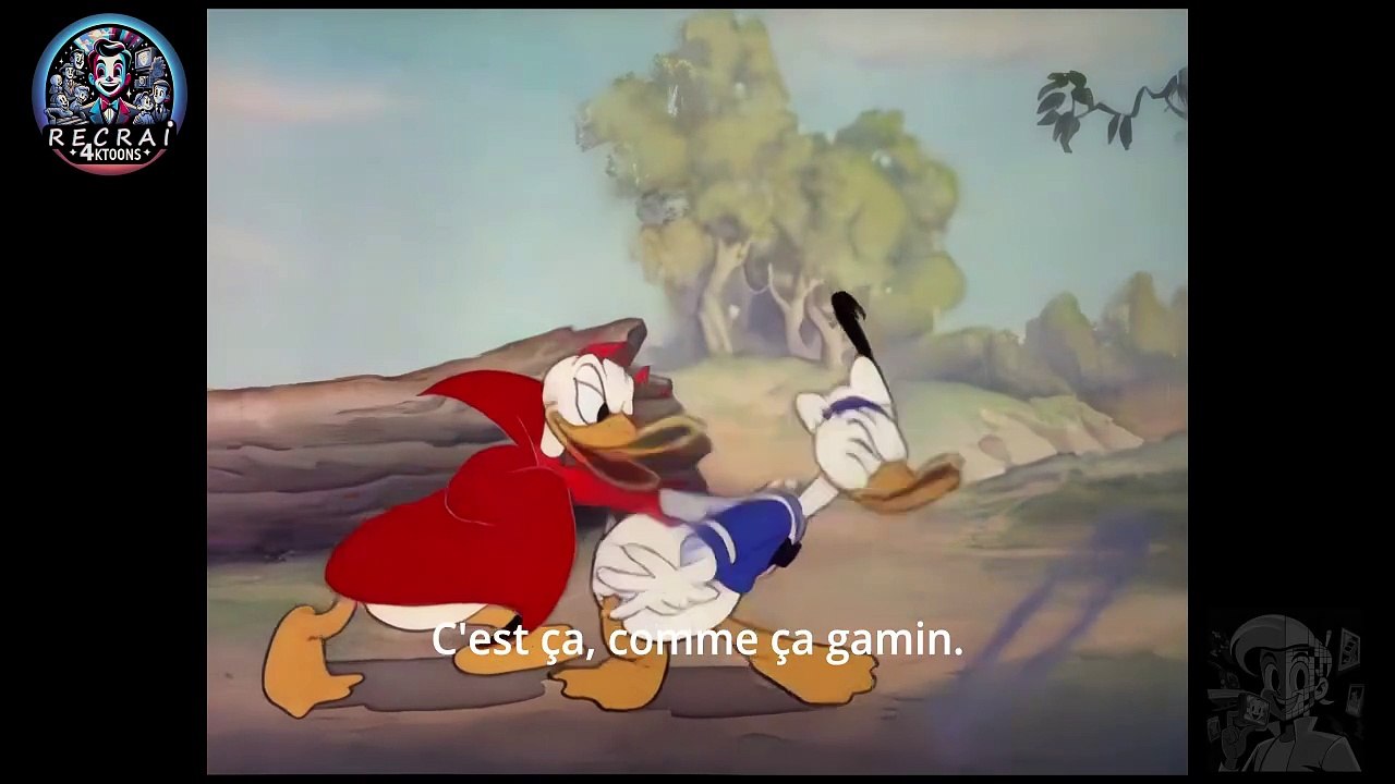 Donald's Better Self 1938 - Partie 4/5 - VOSTFR - Dessin Animé Classique en 4K par RecrAI4KToons