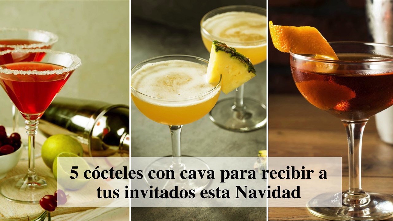 5 cócteles con cava para recibir a tus invitado...