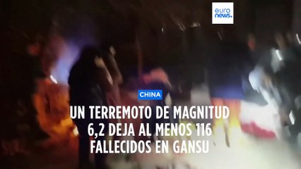 Download Video: Al menos 116 fallecidos en un terremoto de magnitud 6,2 en la provincia de Gansu en China