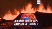 Islanda, vulcano erutta nella penisola di Reykjanes dopo settimane di attività sismica