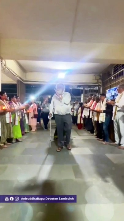 Sadguru Aniruddha Bapu arrives at Shree Harigurugram to deliver discourse _ 7-Dec-2023